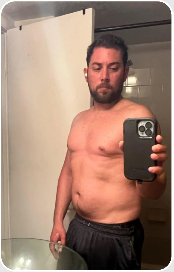 Athlete transformation 4 of 6: before and after progress photos